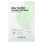 SOME BY MI, Real Tea Tree, успокаивающая маска для лица, 1 шт., 20 г (0,70 унции)
