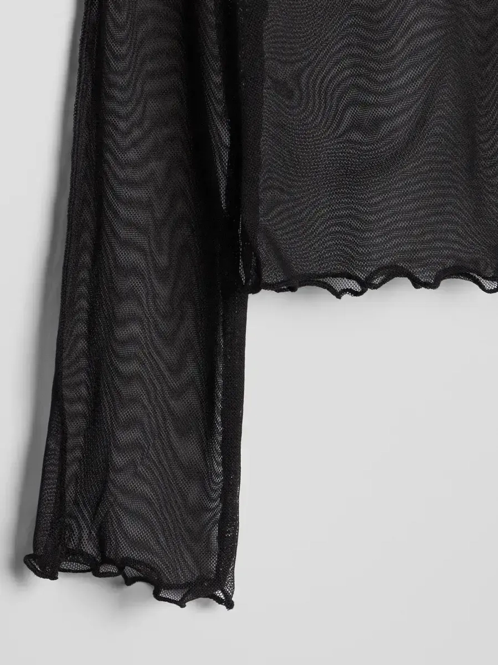 Лонгслив для девочки прозрачный и топ