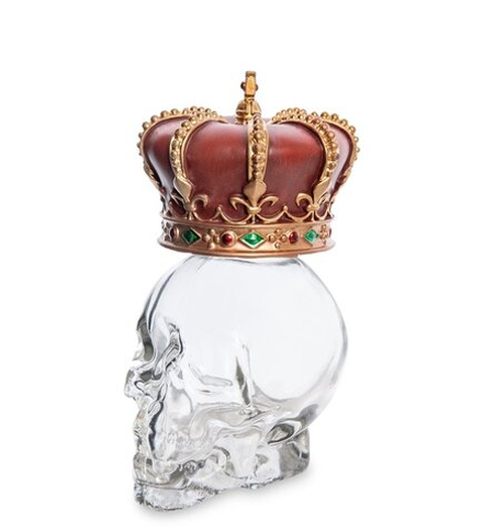 Veronese WS-1029 Флакон «Корона на стеклянном черепе»