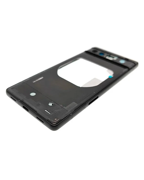 Средняя часть корпуса (рамка) для Google Pixel 6A черная (Black)