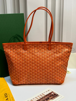 Оранжевая сумка шоппер Artois PM Maison Goyard