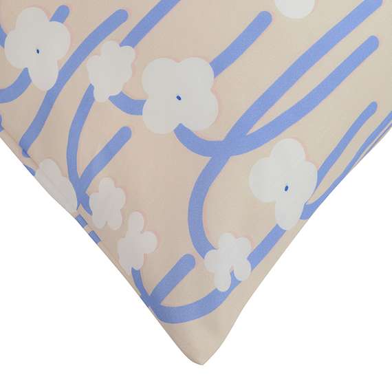 Набор из двух наволочек сиреневого цвета с принтом &quot;Полярный цветок&quot;, Scandinavian Touch, 70х70 см