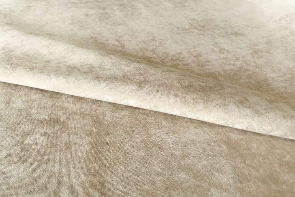 Микровелюр Тулуза 16 серо-бежевый