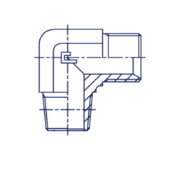 Угловые 90 град. BSPT, уплотнение тип C