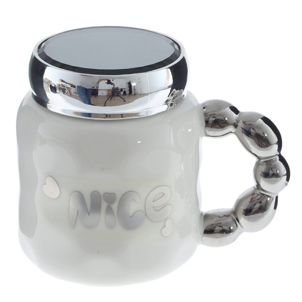 GAEM Кружка с крышкой, 400 мл, L13,5 W9 H11 см, 2в.