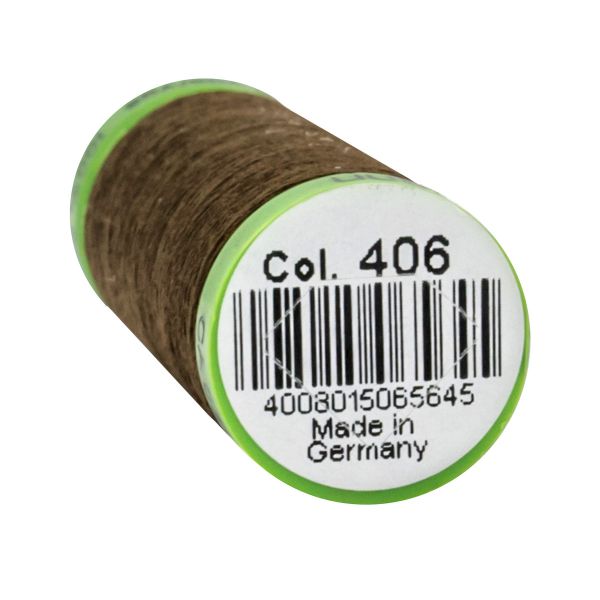Нитки для тонких тканей Gutermann Extra Fine 150 (200 метров), 5 кат. | 406 шоколад