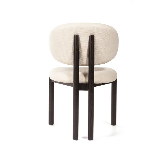 Стул Galloti массив рогожка цвет белый