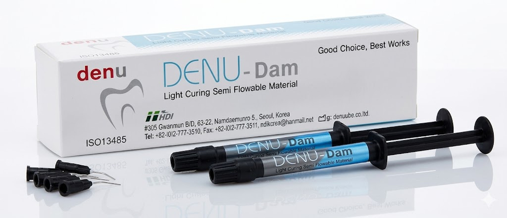Жидкий коффердам, Denu Dam
