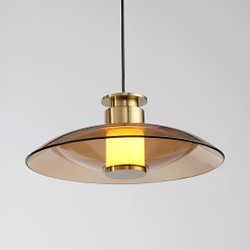 Подвесной светильник 8665P/L gold/amber