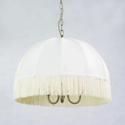 Citilux Базель CL407131 Люстра подвесная с бежевым абажуром