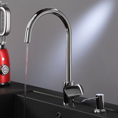 F8007T00 Like, набор 3в1: смеситель для кухни с каналом для питьевой воды, фильтр, диспенсер, хром,