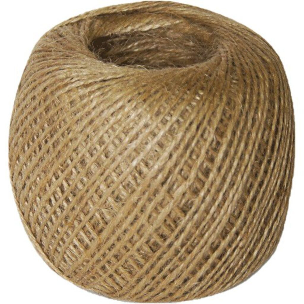 Шпагат джутовый 100 м, D=1,4мм, 1120 ТЕКС