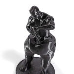 Фигурка интерьерная "Скульптор своего тела", мужчина, черная