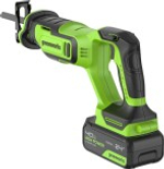 Пила сабельная аккумуляторная GREENWORKS GPT-BLRS-1 24V, АКБ 4Ач и ЗУ 1200607CUB