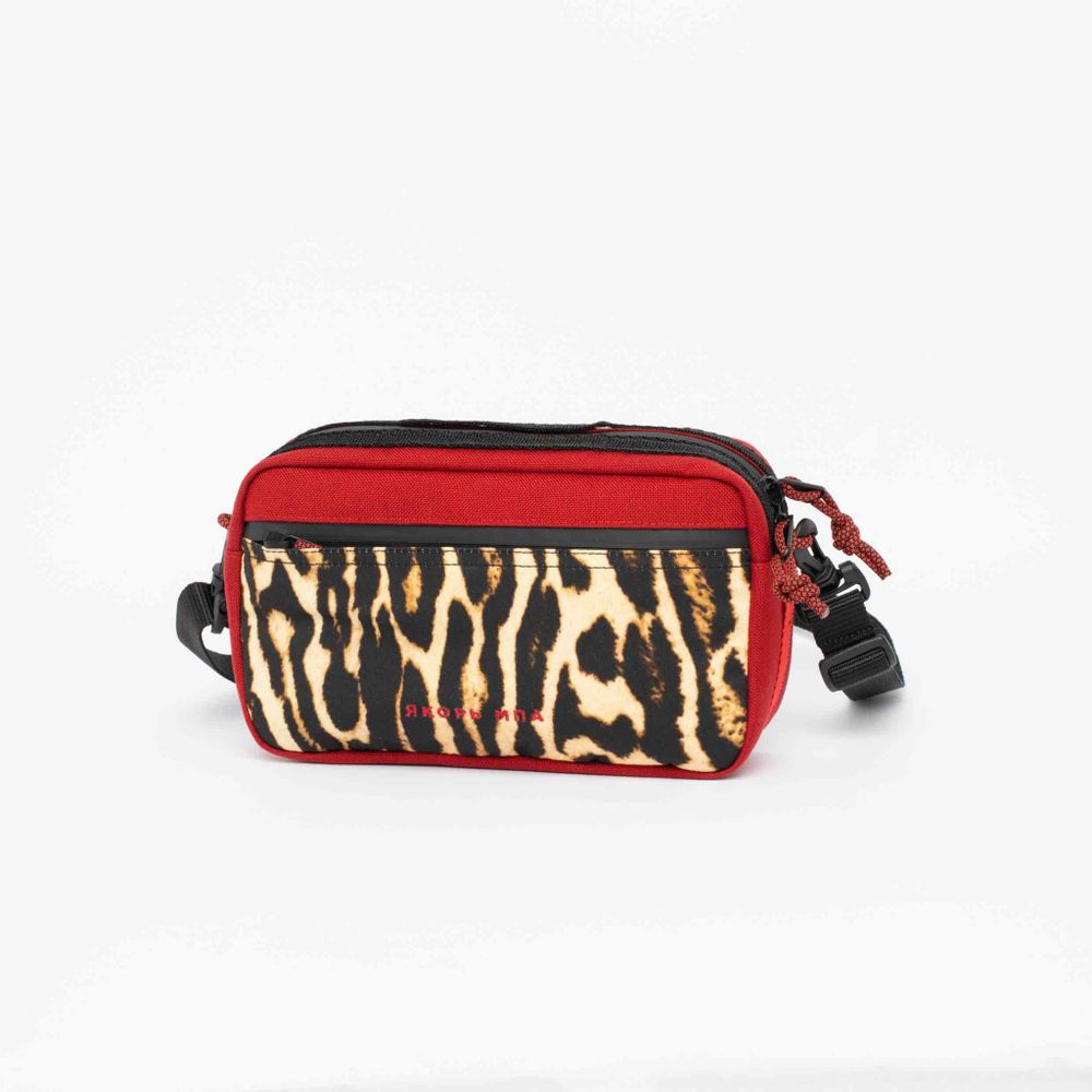 Сумка Якорь Таблетка тигровый твил / бордовый нейлон 1000