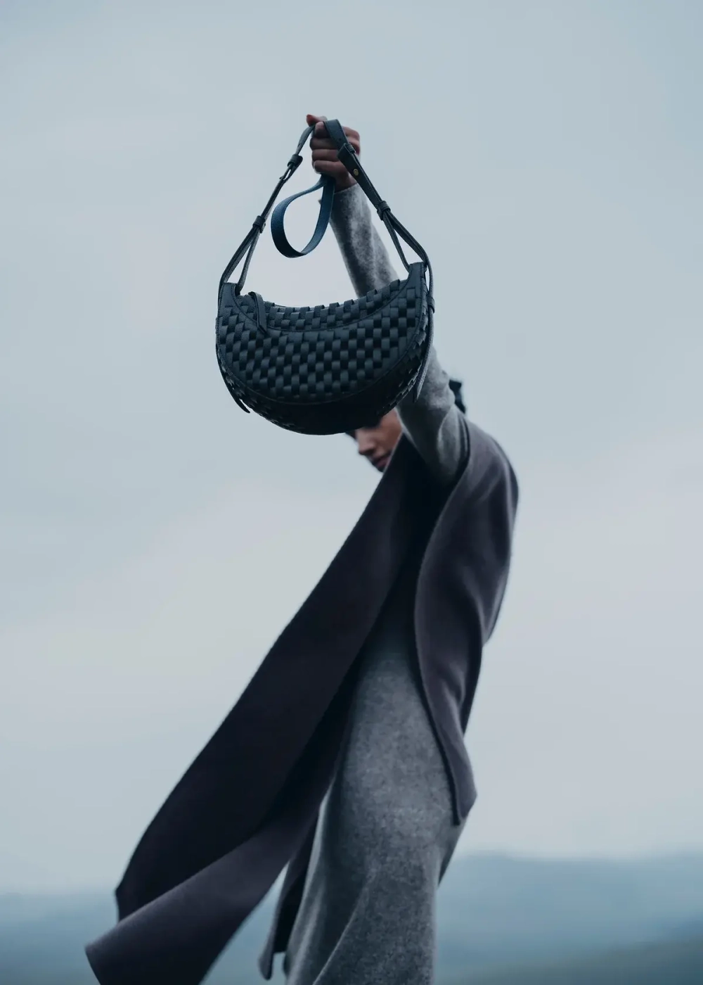 POLENE СУМКА NUMERO DIX, ЧЕРНЫЙ