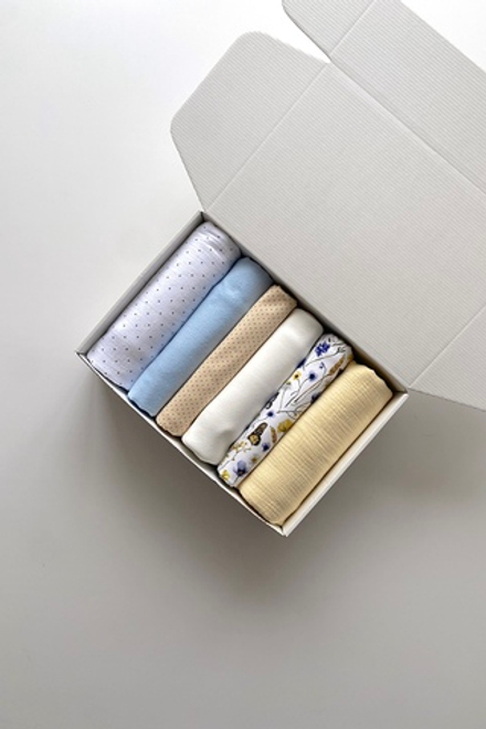 Набор пеленок "Бабочки на лугу XL"