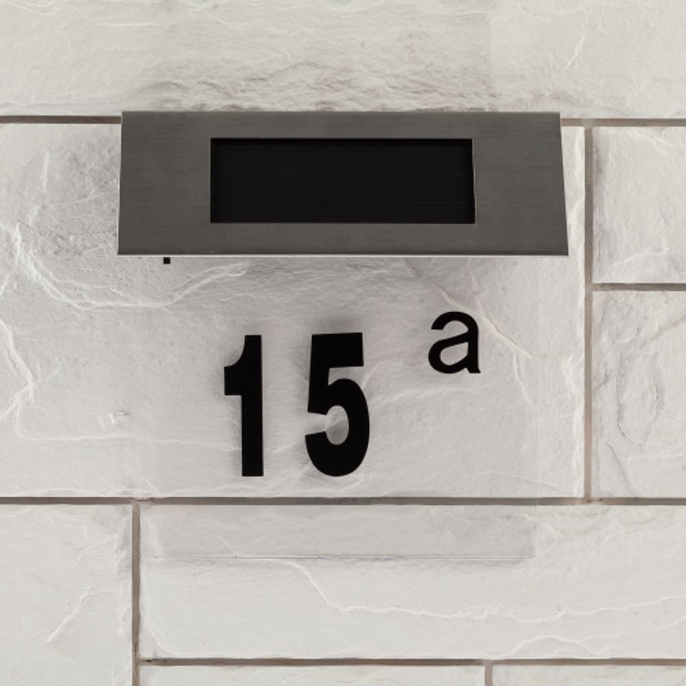 Светильник уличный ЭРА ERASF22-40 на солнечных батареях настенный Номер дома 2 4 LED