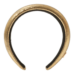 Ободок из золотого жаккарда