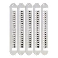 Маркировка для клемм, ширина 5 мм, от 181 до 225, горизонтальная ориентация