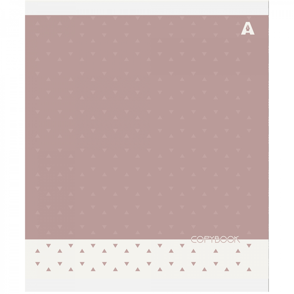 Тетрадь 48л., А5, линия, Alingar "Pattern", скрепка, мелованый картон ( стандарт), блок офсет, 5 дизайнов в пленке т/у