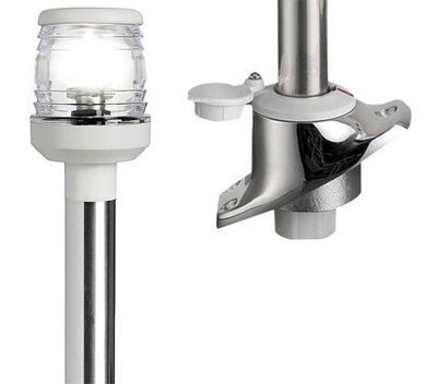 Клотиковый огонь на съемной стойке 600 мм, белый пластик (10237446)