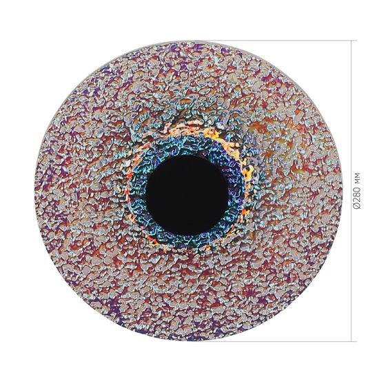 SL6142.423.01 Светильник подвесной ST-Luce черный/радужный LED 1*8W 4000K ALUMNO