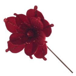 GAEM Цветок искусственный "Магнолия", L21 W21 H38 см, 6в.