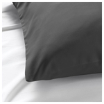 Наволочка IKEA NATTJASMIN (НАТТЭСМИН), Темно-серый, 50х80 см