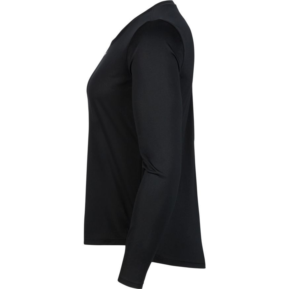 Женская теннисная футболка (dł. Рукава) Nike Dri-FIT One Women's Standard Fit Top - черный