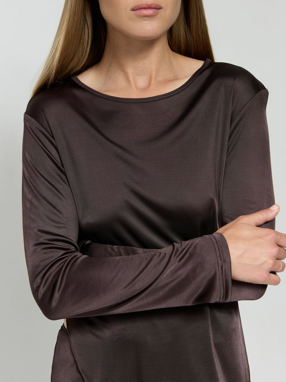 Лонгслив асимметричный