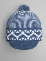 Шапка для мальчика с козырьком на осень