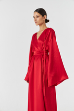 Платье свободное с поясом