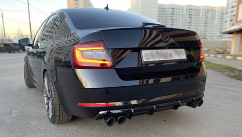 Диффузор Skoda Octavia A7 R-Style