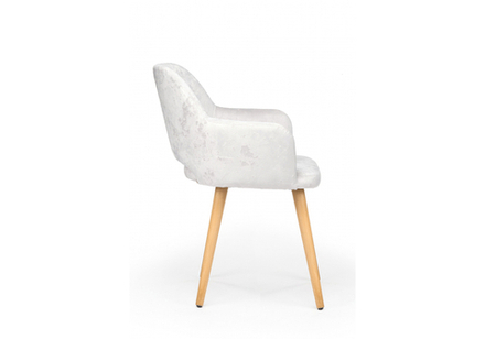 Стул деревянный Woodville Эолин светло-бежевый (simple 011), светлое дерево, ножки натуральные