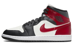 Jordan 1 Mid Gym Red Off Noir Women's