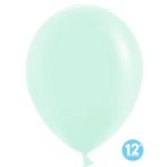 Шар (12"/30 см) Макарунс, Нежная мята, пастель 100 шт.