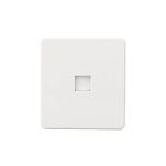 Розетка ROUND компьютерная RJ45 кат6 с/у перламутр KRANZ