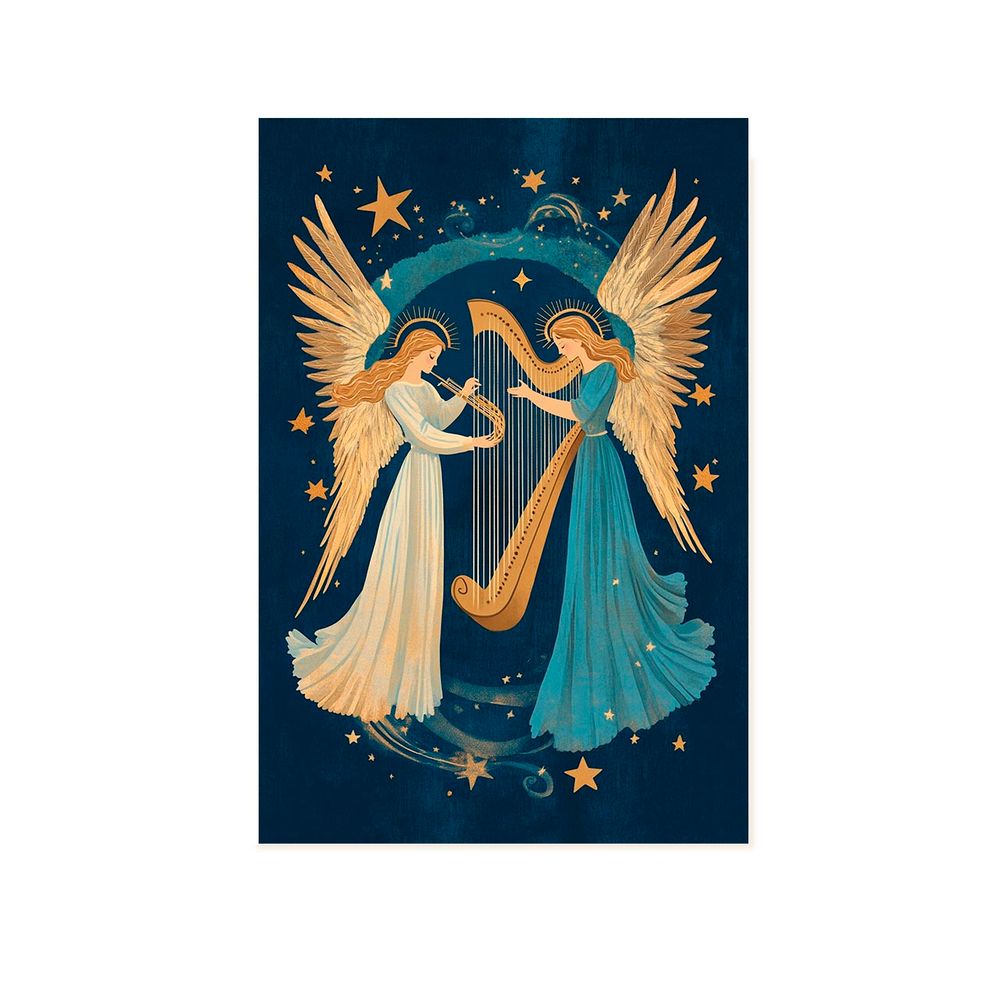 Открытка Волшебная песня Открытка Волшебная песня