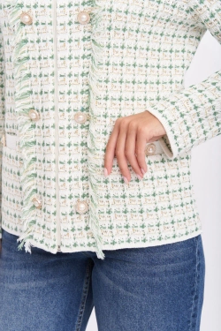 Жакет Д 3302/молочно-зеленый