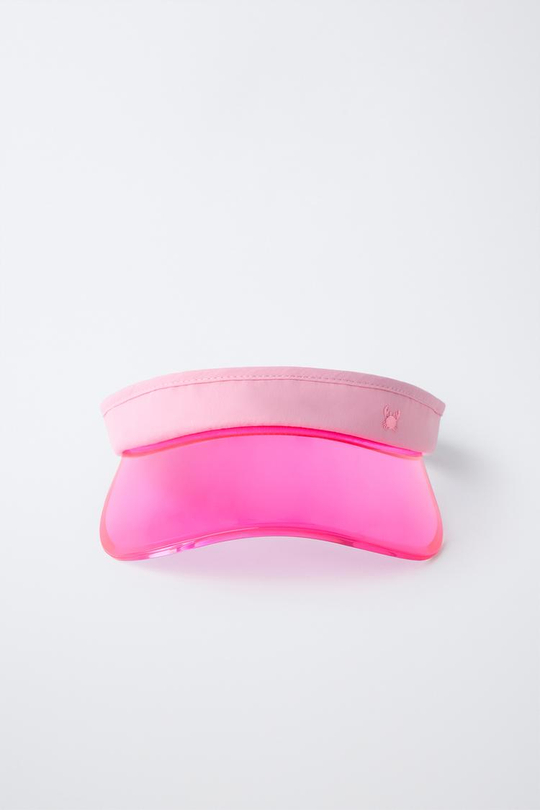 ZARA КЕПКА С КОЗЫРЬКОМ, РОЗОВЫЙ