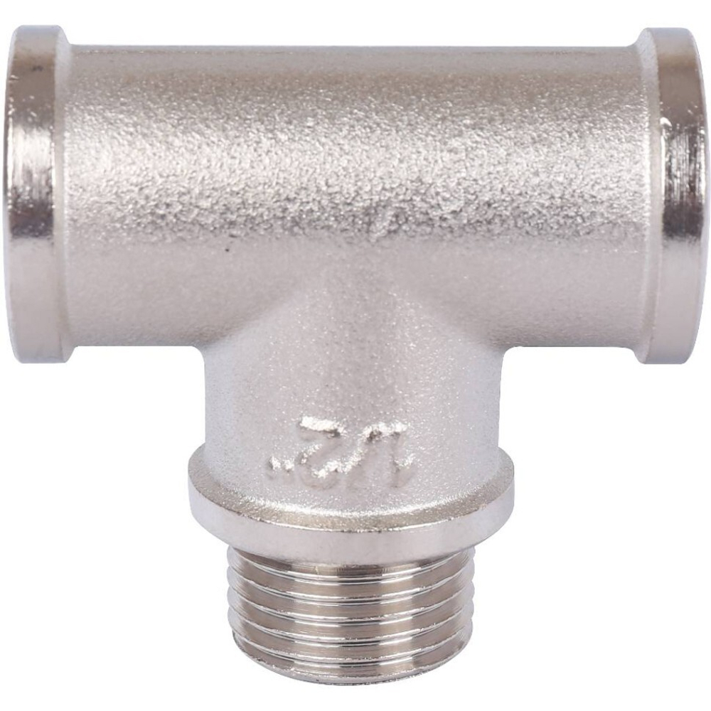 Тройник ВНВ никелированный 1/2"x1/2"x1/2" STOUT