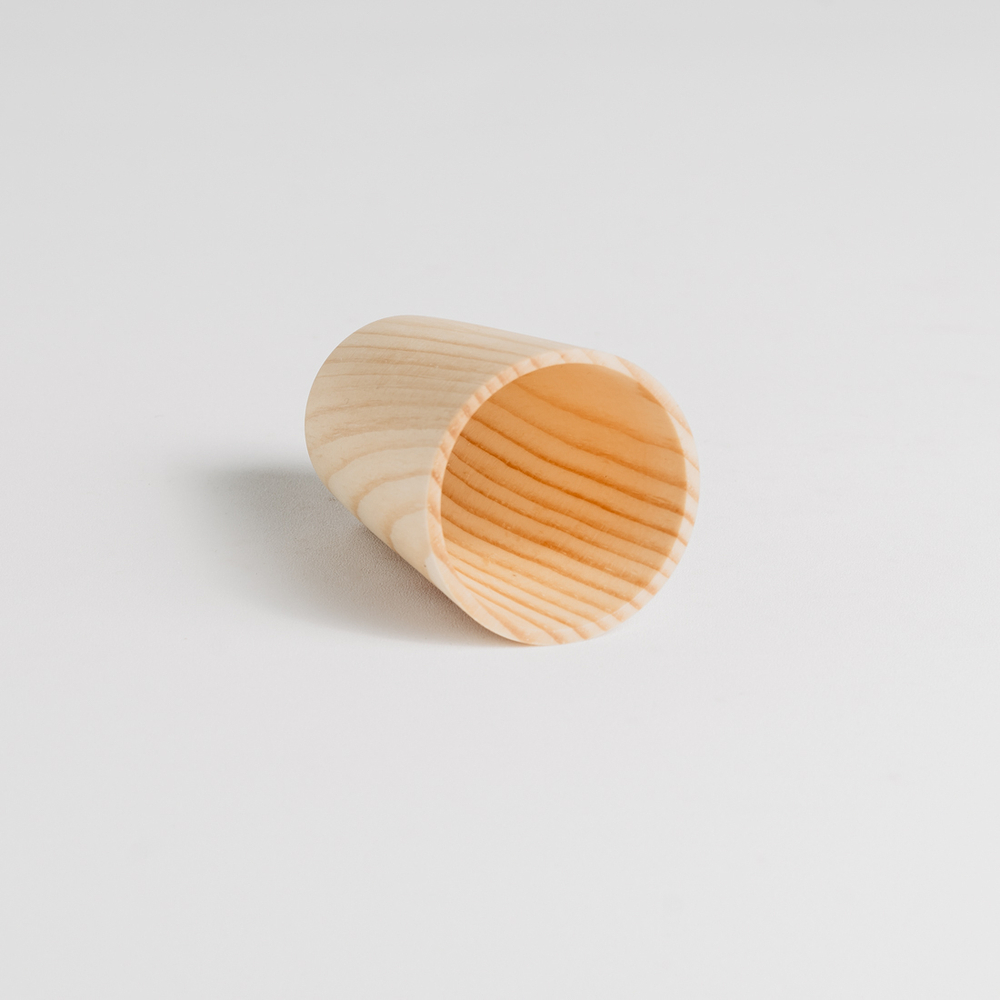 Набор деревянных стопок (рюмок) 6 шт. из древесины кедра. R28