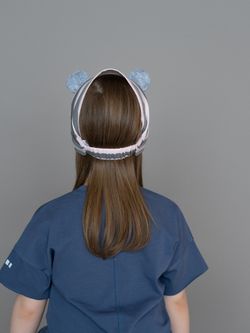 Косынка трикотажная ТЕДДИ (Розовый, серый мел)