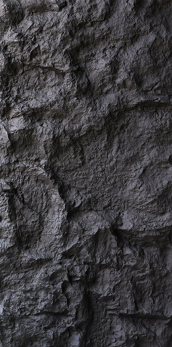 PU Stone Panel - Rock Stone 6-Black 1200*600*56mm