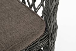 "Сицилия" плетеный стул из искусственного ротанга, цвет графит
