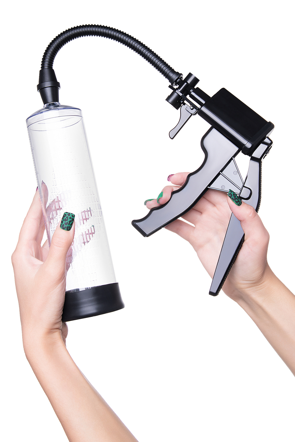 Механическая помпа Sexus Men Erection Mads черная 62 см