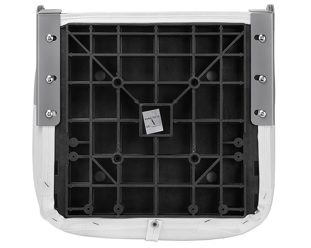 Сиденье "Premium", белое с серым (10251891)