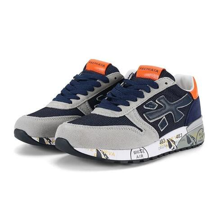 Premiata Mick 5890 синие с оранжевым