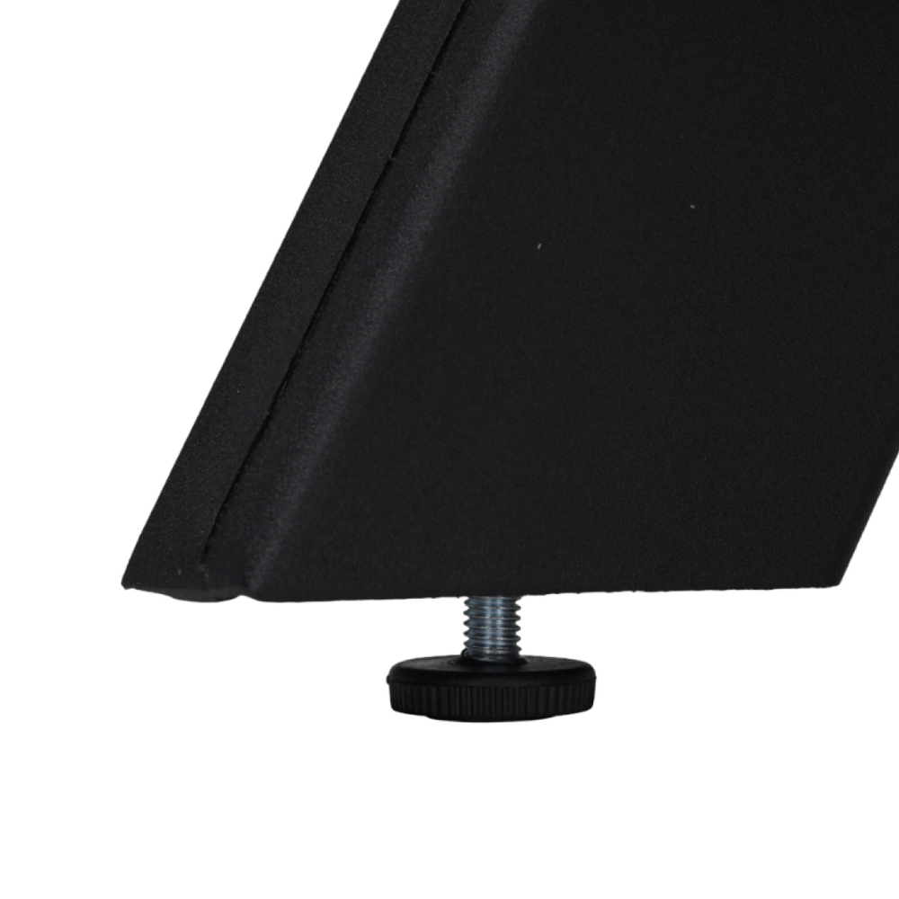 Стол деревянный Woodville Трейси 90(120)х90х75 дуб делано темный, черный, ножки черные